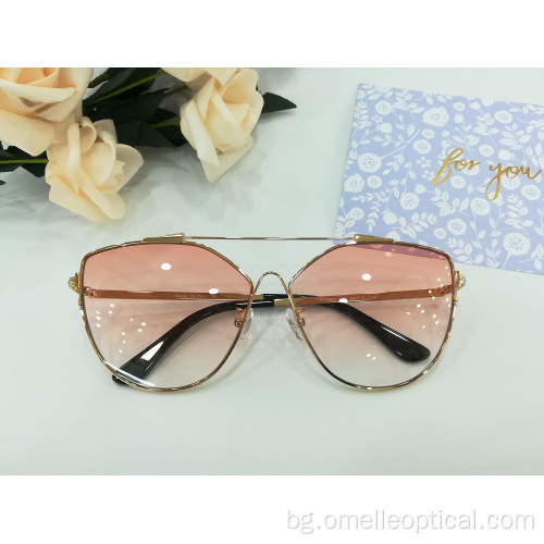 Класически слънчеви очила за очила за котки за очила за жени